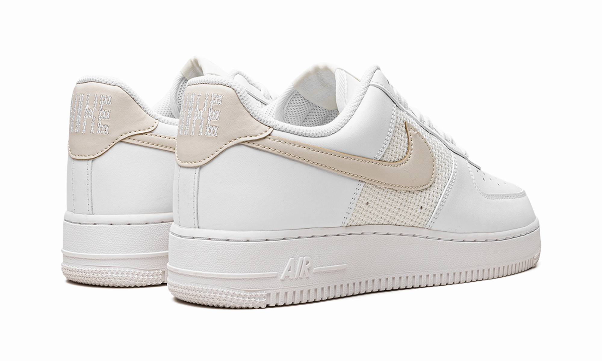 All-Purpose Comfort Slip Grip Air Force 1 Low WMNS "Grey Cross-Stitch"
