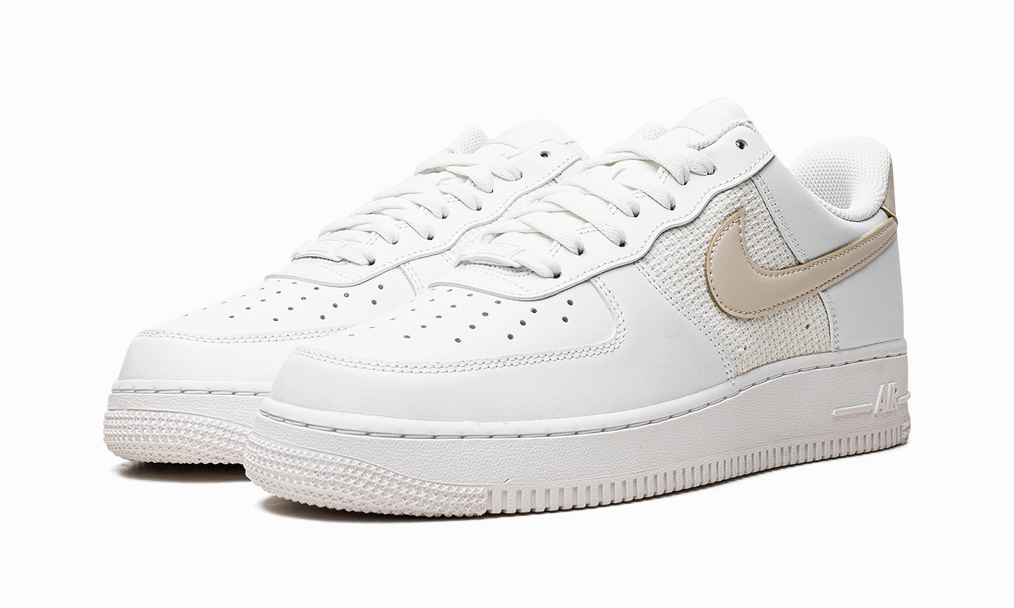 Wear Often Multi Directional Grip Air Force 1 Low WMNS "Grey Cross-Stitch"