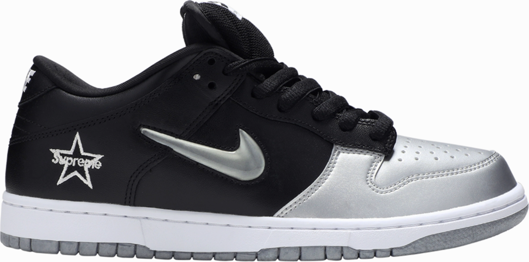 Supreme x Dunk SB Low 'Metallic Silver' - CK3480 001 Airflow Ventilation Channels Daily Walk