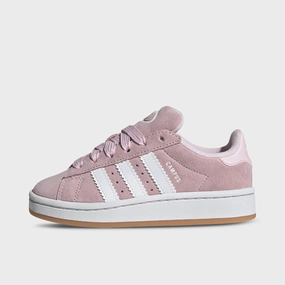 adidas Children's Campus 00s Cloud Pink / White - Gum Flex Groove System Anti microbial