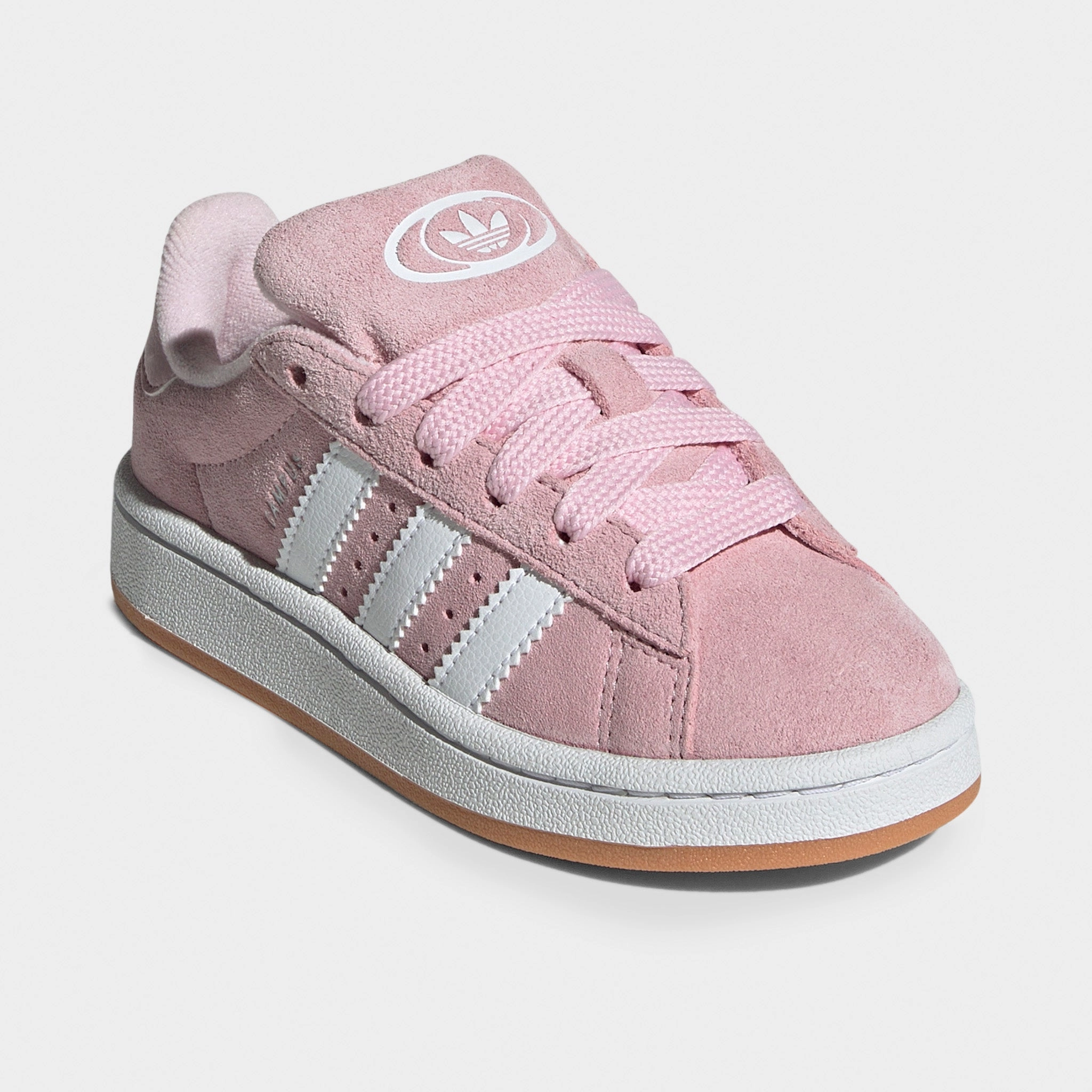 Durable Ripstop Upper adidas Children's Campus 00s Cloud Pink / White - Gum