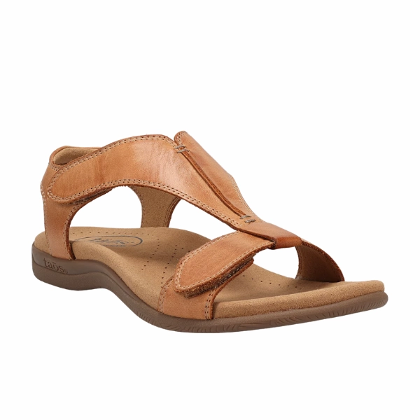 Taos Women's The Show Caramel Sandal Clasps Good Weather