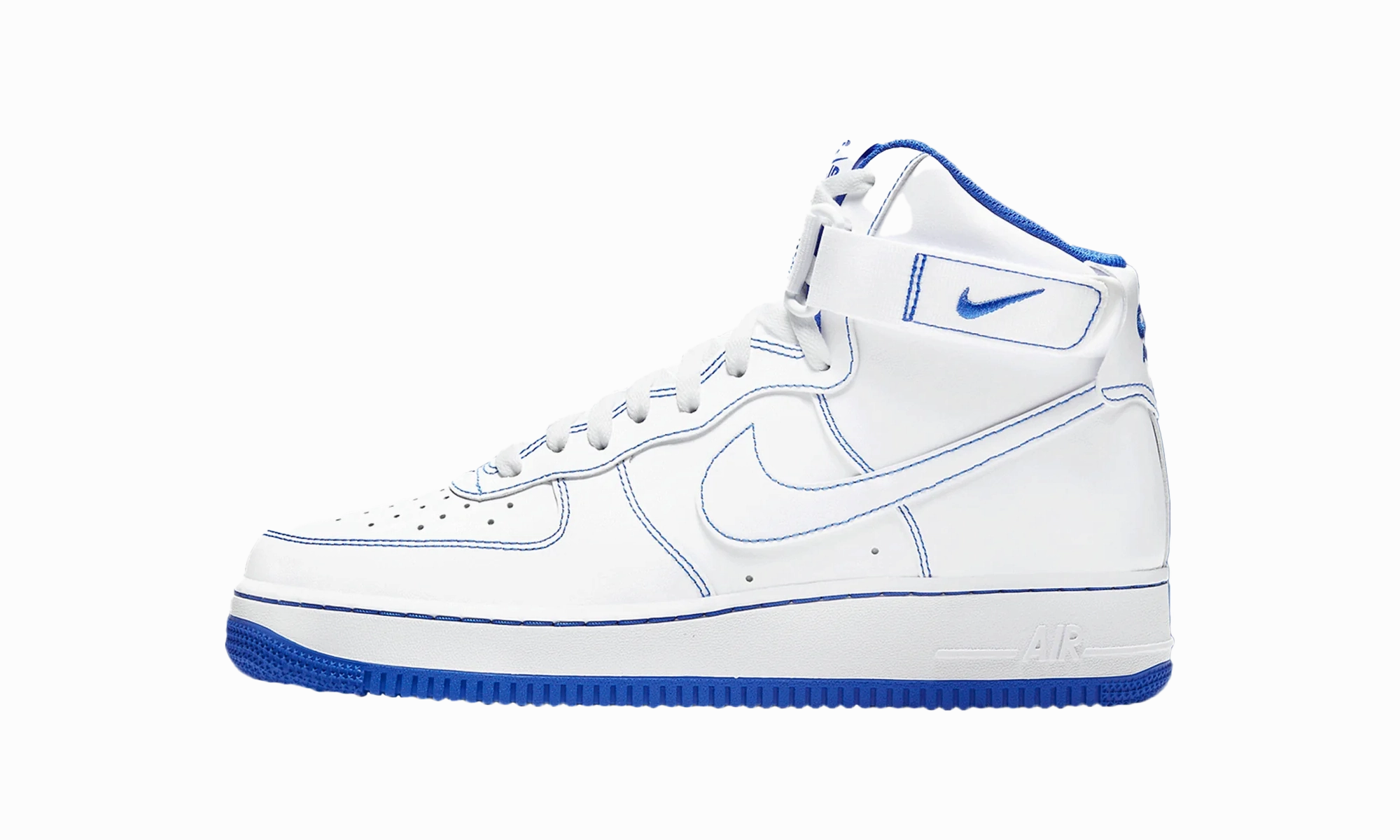 Active Lifestyle Air Force 1 High Stitch "White / Royal Blue"
