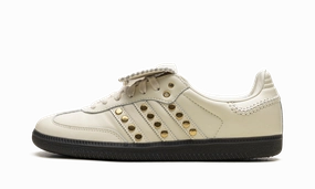 All Fit Deep Black Samba "Wales Bonner - Studded Pack - Cream"