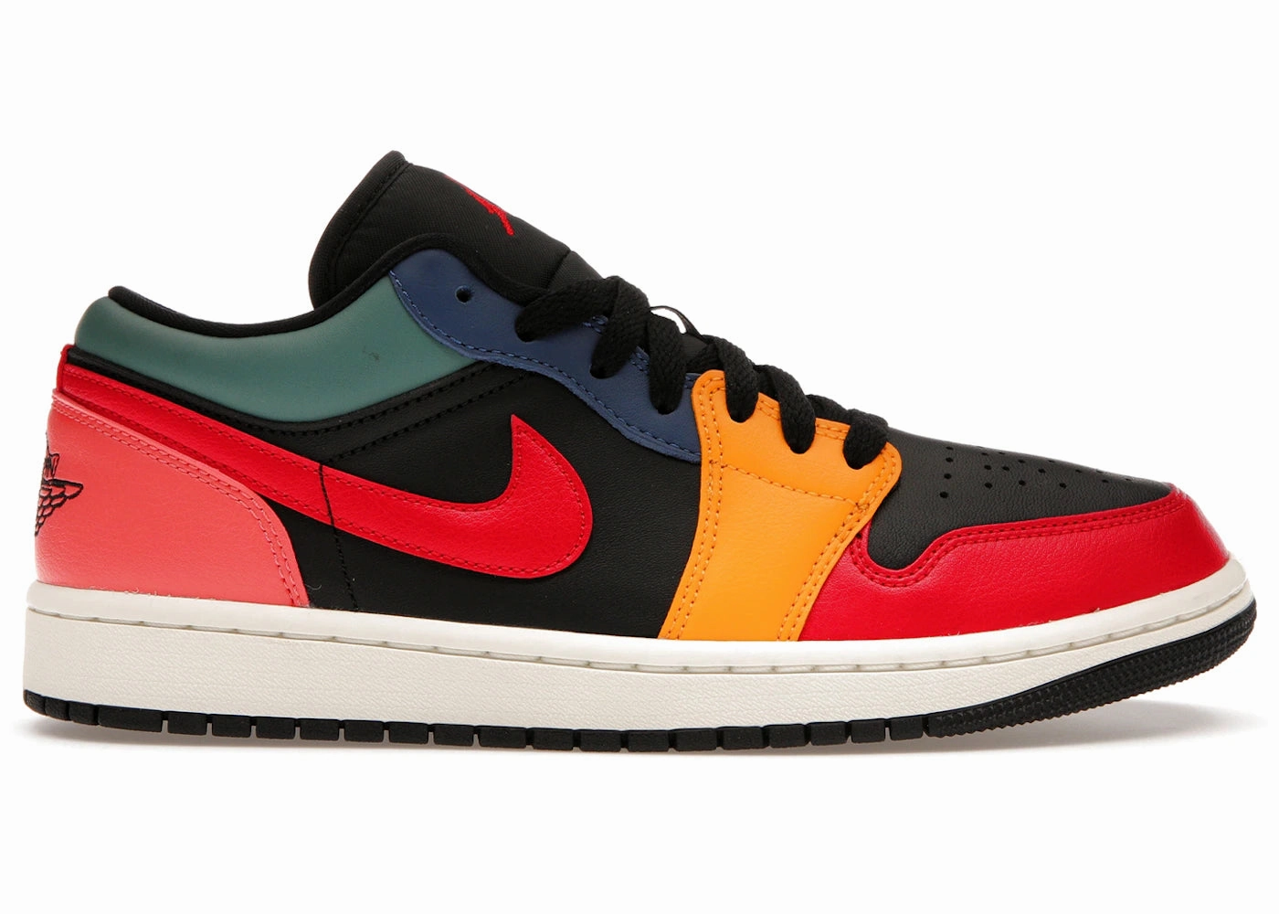 Air Jordan 1 Low Se Black Multi-Color (Women'S) Move Swiftly