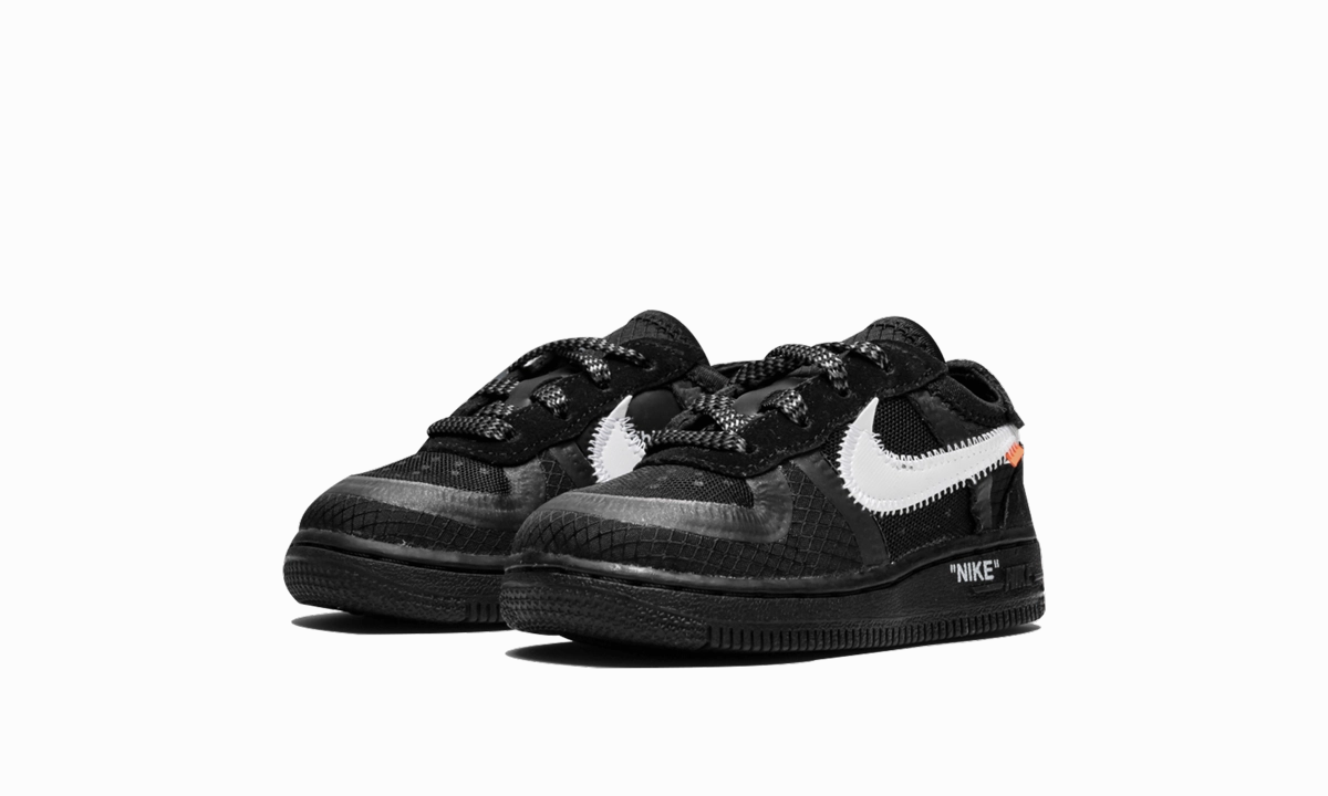 The 10: Air Force 1 (TD) "Off-White Black" Simple Pair Earth Tone