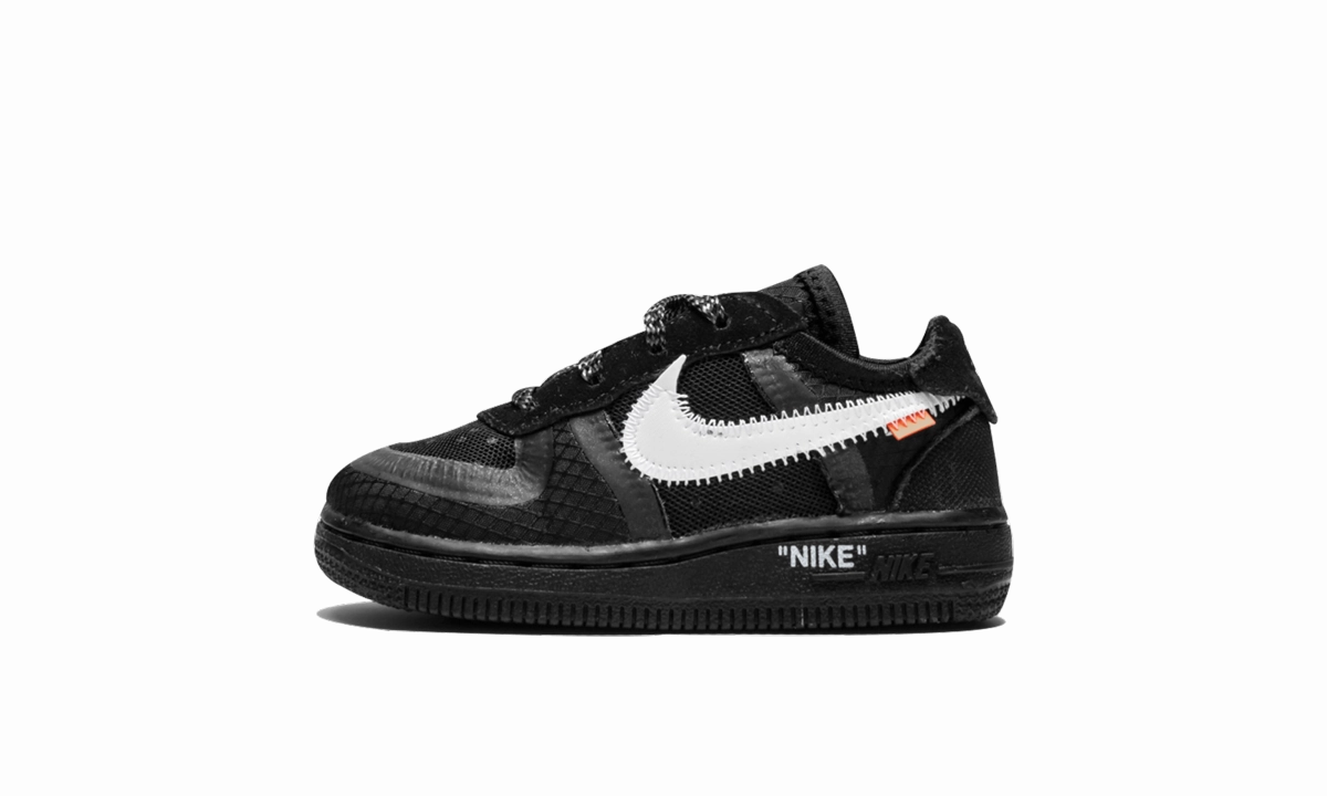 The 10: Air Force 1 (TD) "Off-White Black" Valley Step Smooth Padding