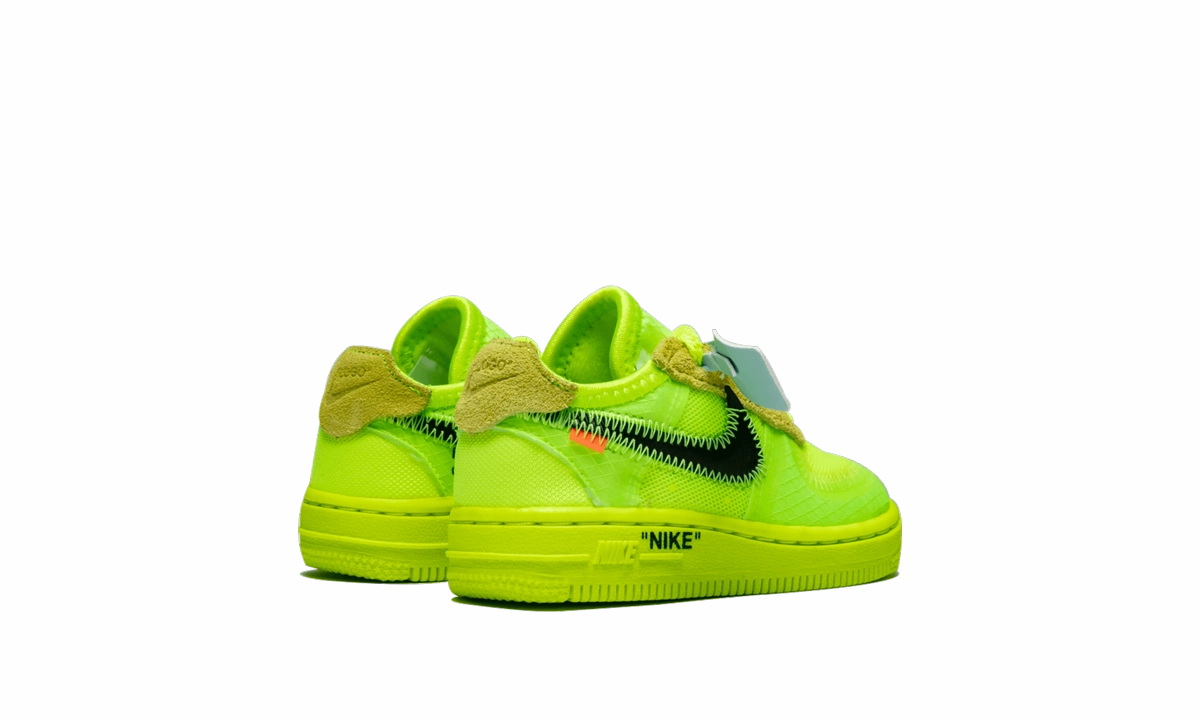 The 10: Air Force 1 (TD) "Off-White Volt" Rain Jog
