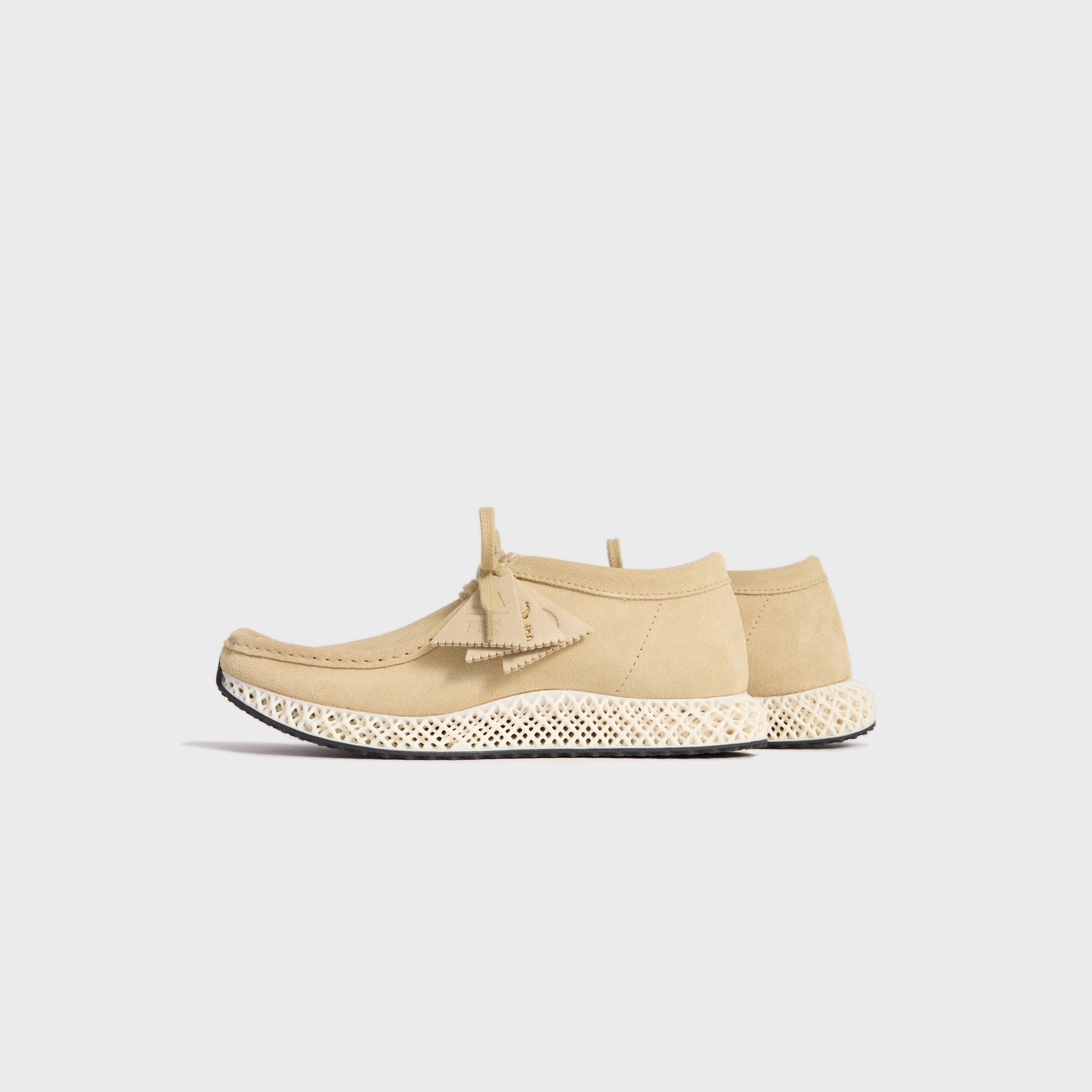 Velvet Texture The 8th St Wallabee by Ronnie Fieg for adidas Originals & Clarks Originals 4D - Maple