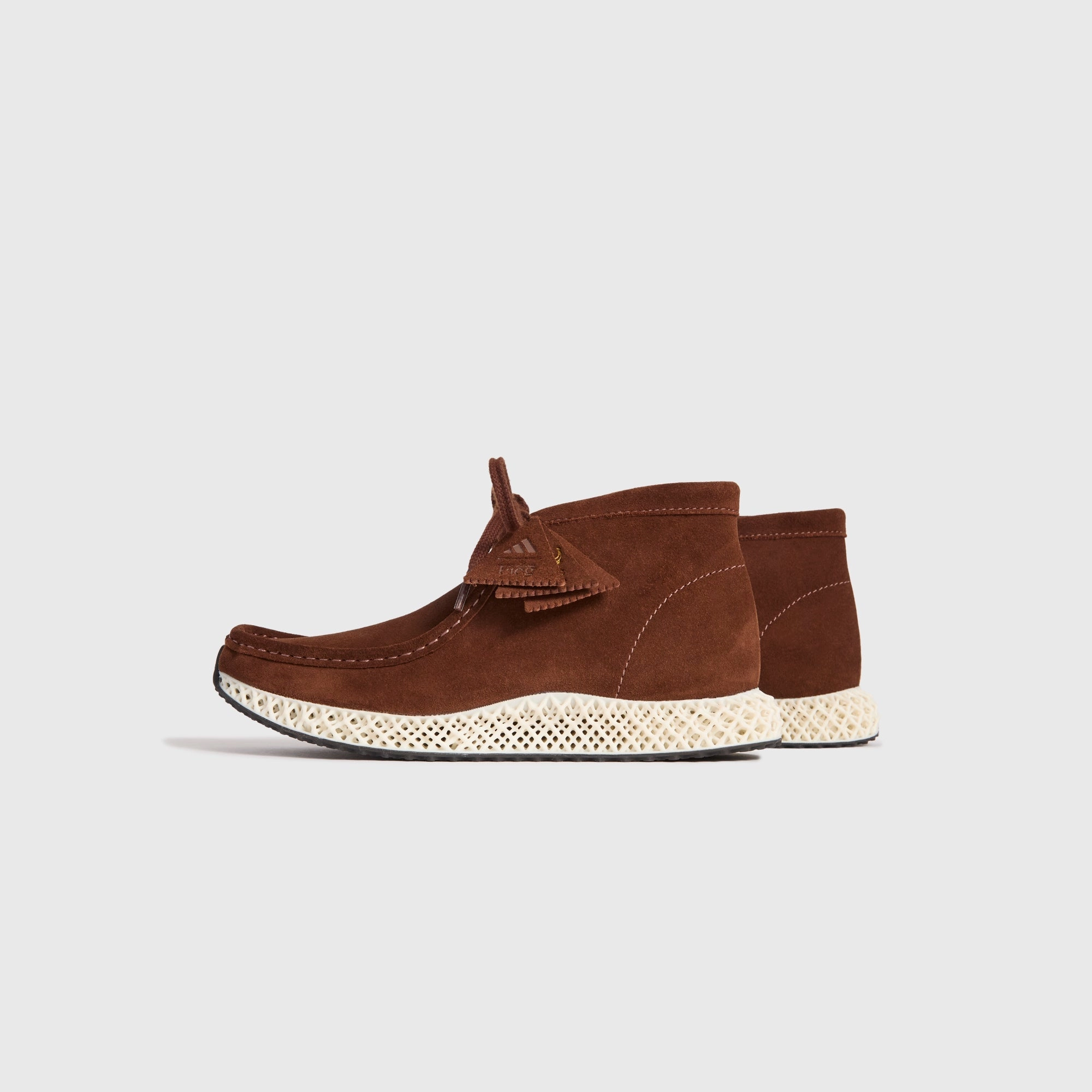 Premium Performance Anti   Bacterial The 8th St Wallabee by Ronnie Fieg for adidas Originals & Clarks Originals 4D Mid - Chestnut