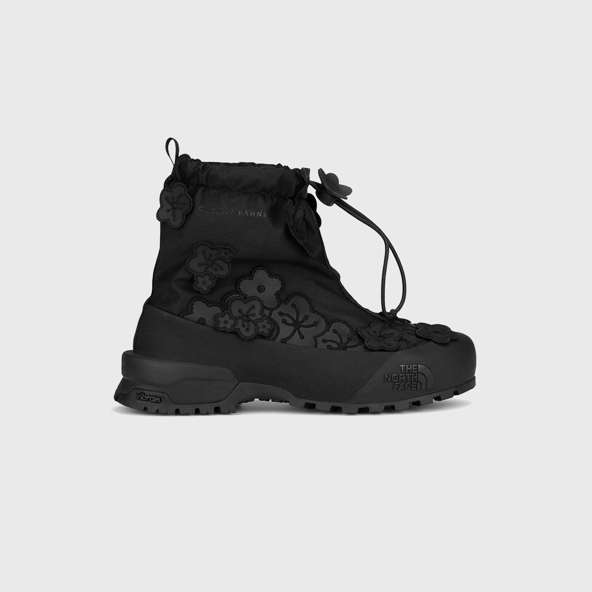 The North Face x Cecilie Bahnsen Glenclyffe Gaiter Boot - Black No Tie Seamless Comfort Trail Runner