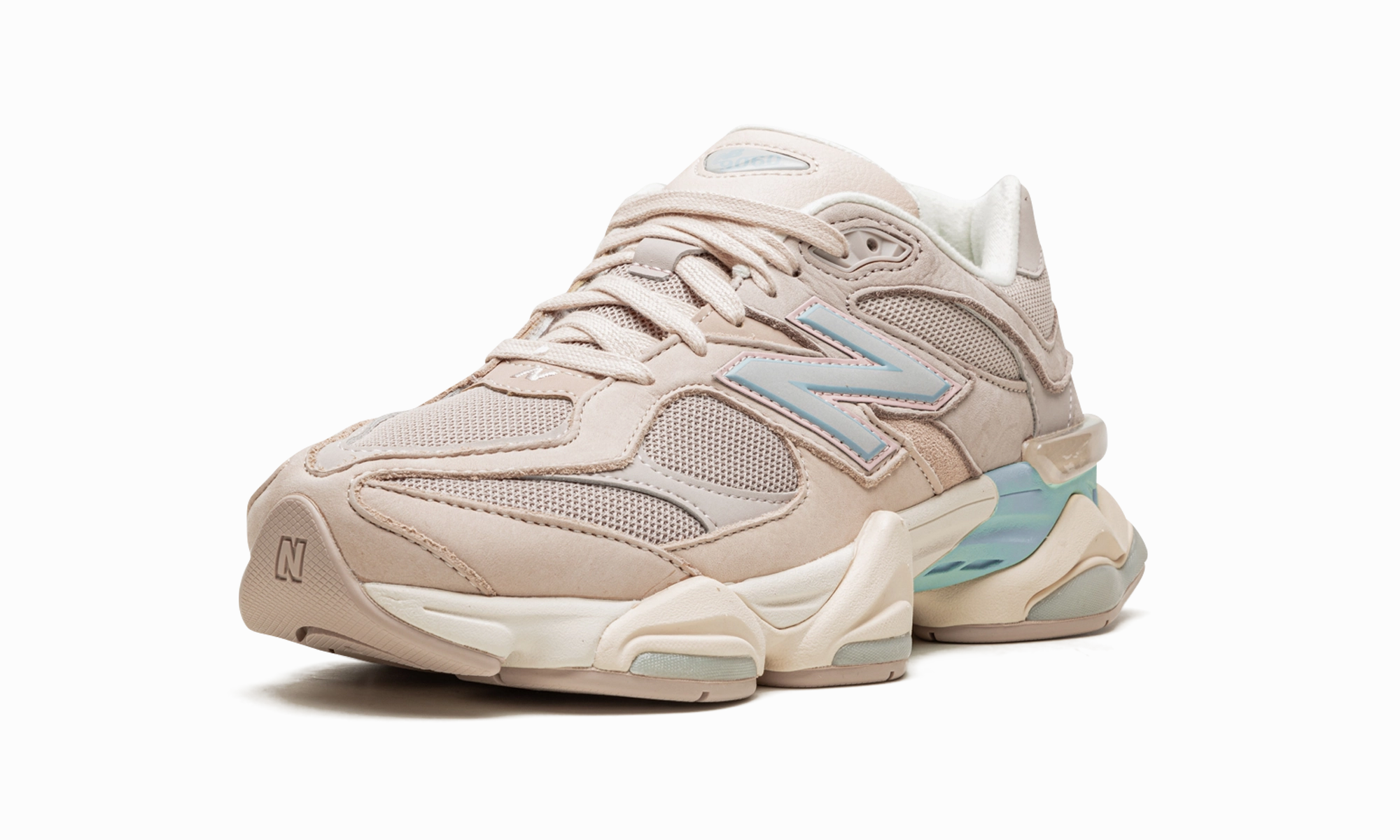 9060 "Ivory" moisture - wicking - technology shoes cardiovascular health running shoe gain