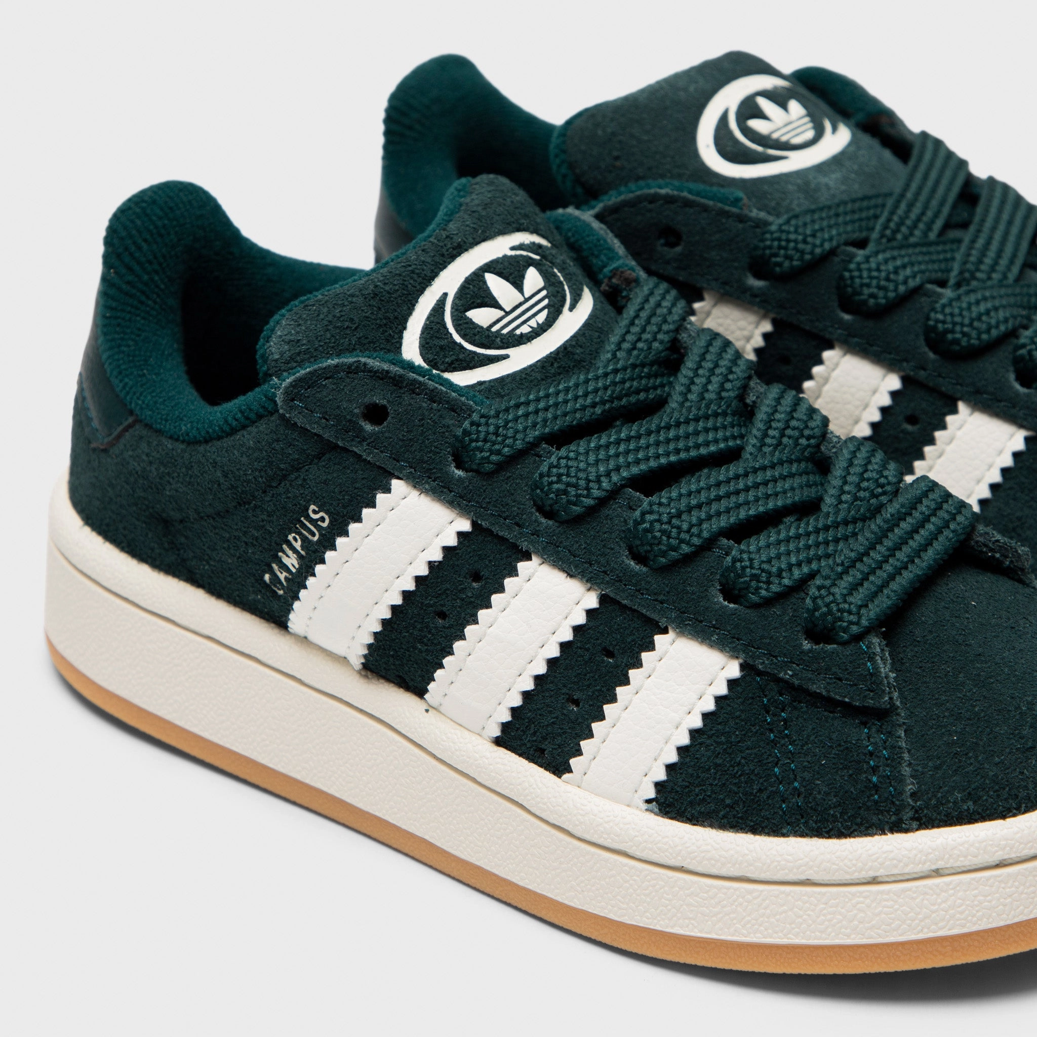 Compression Balanced Midsole adidas Children's Campus 00s Aurora Ivy / White - Gum