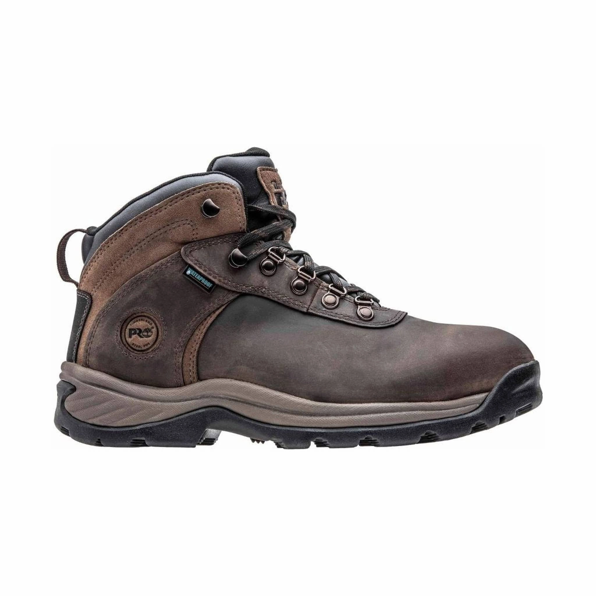 Timberland Pro Men's Flume Steel Toe Work Boot - Brown Anti Odor Daily Walks
