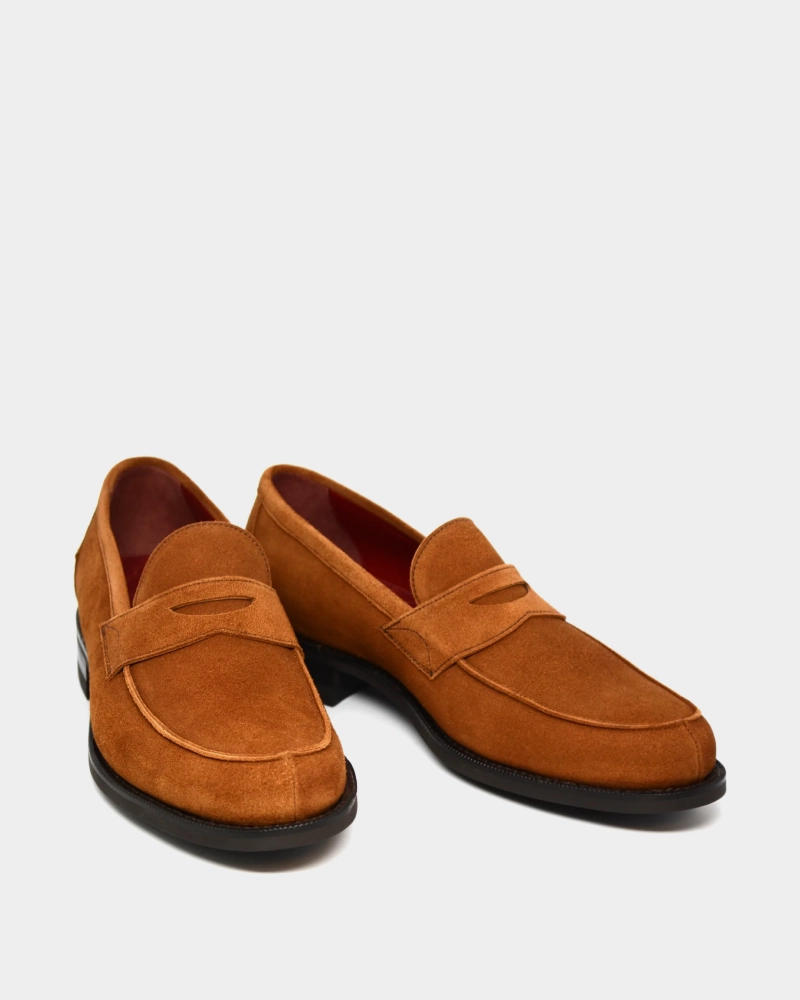 Ready Step Tobacco Suede Penny Loafer