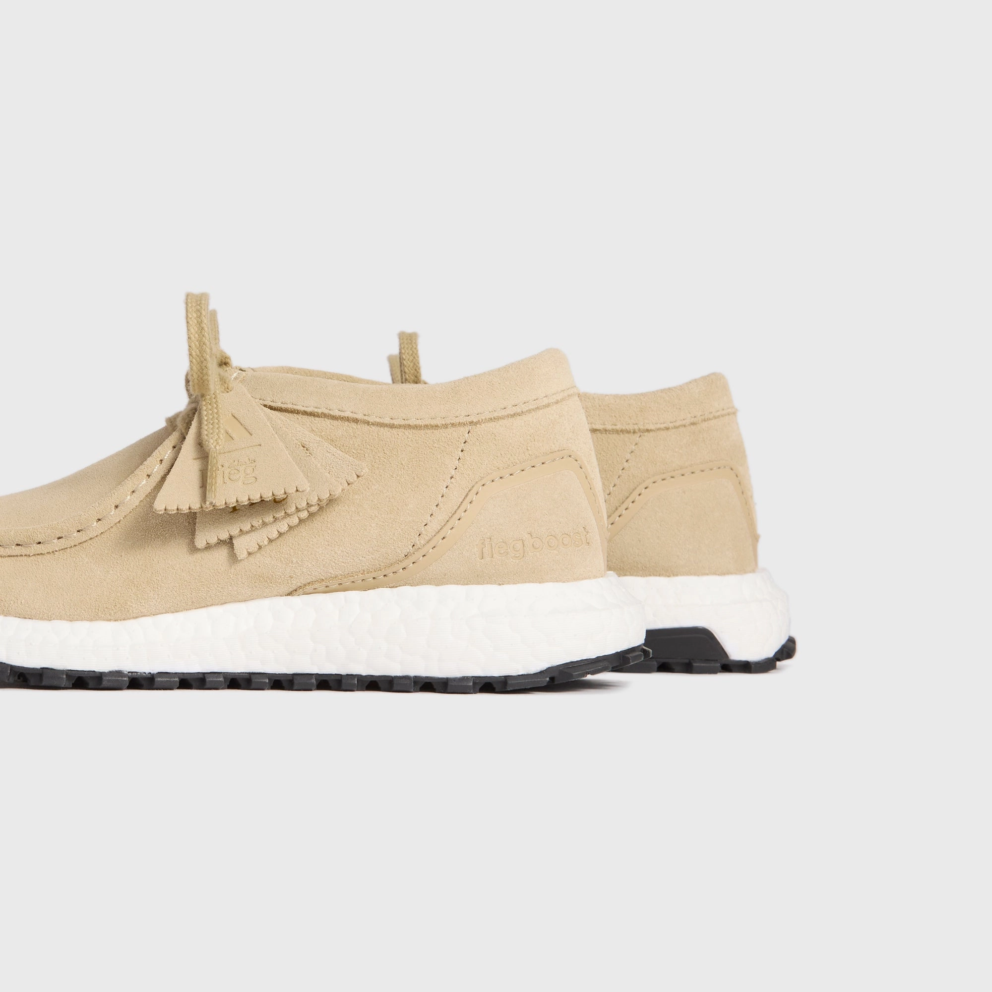 The 8th St Wallabee by Ronnie Fieg for adidas Originals & Clarks Originals Ultraboost - Maple Dynamic Arch Support No Laces