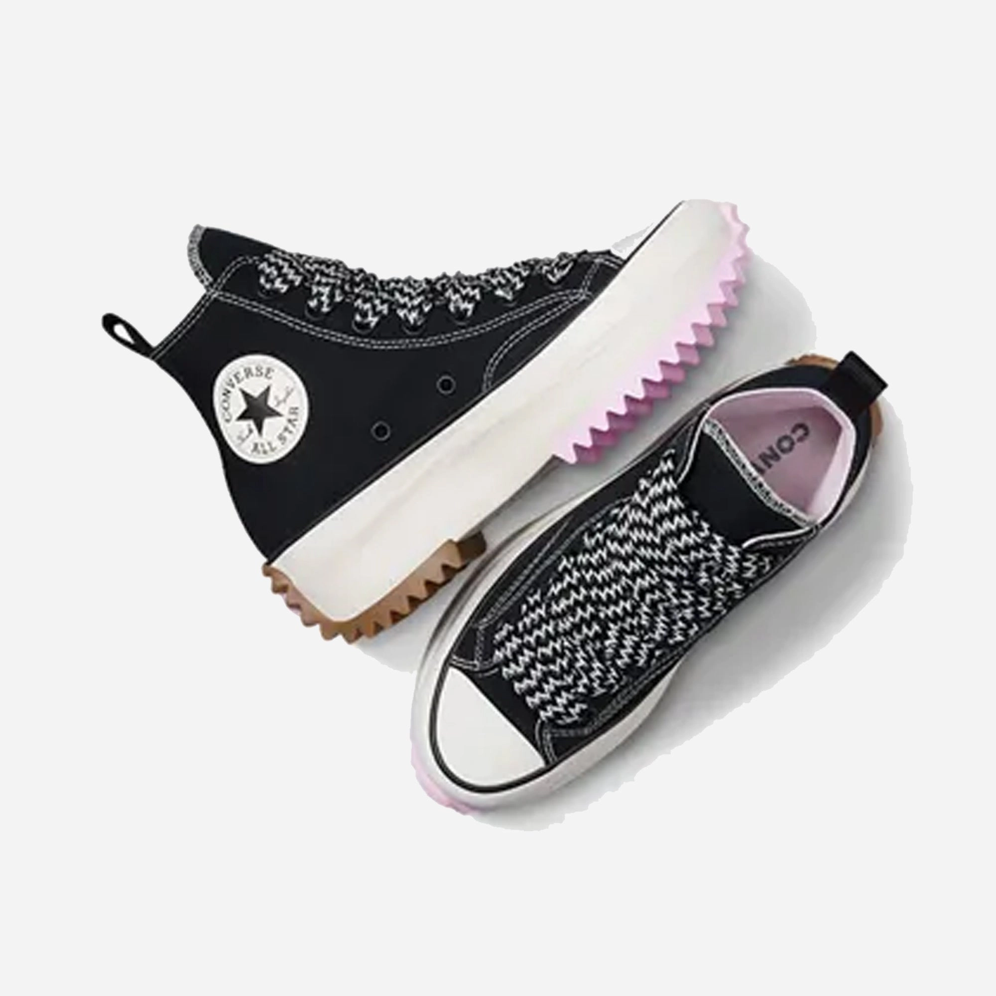 Converse | RUN STAR HIKE PLATFORM CANVAS { BLACK Fast Movement