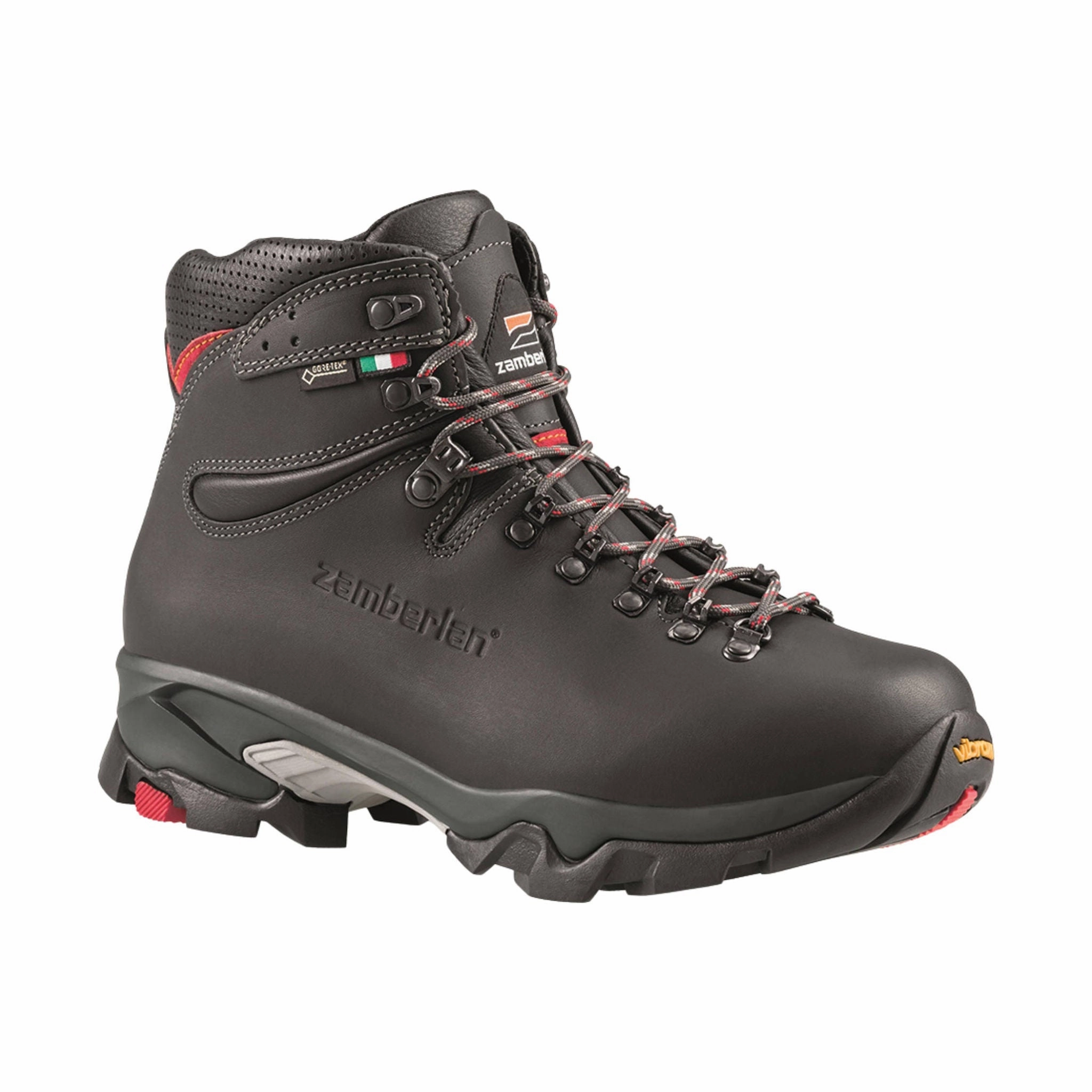 Anti blister Zamberlan Men's Vioz GTX Hiking Boots - Dark Grey/Red