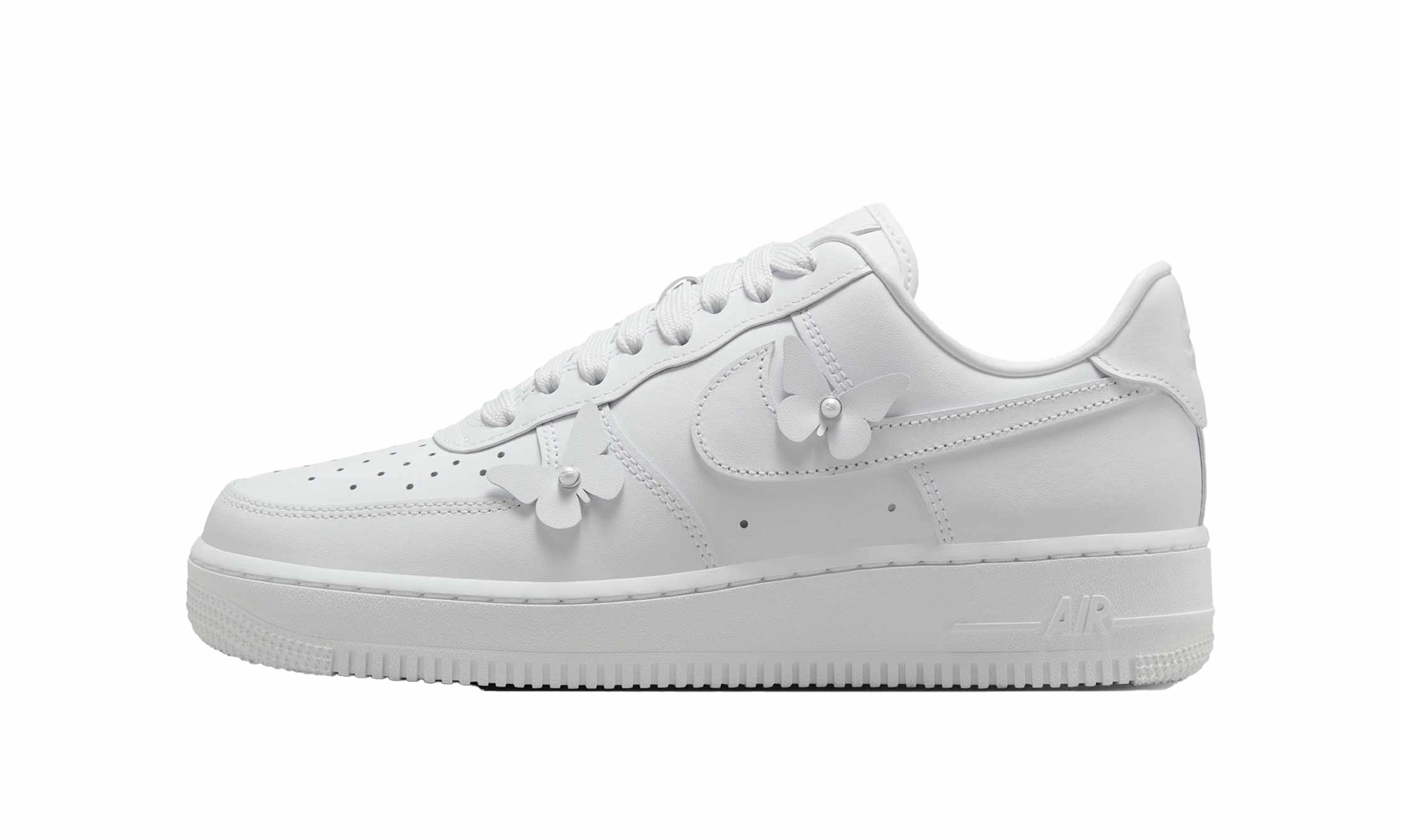 Air Force 1 Low WMNS "Butterfly White" Sculpted comfort WideFit