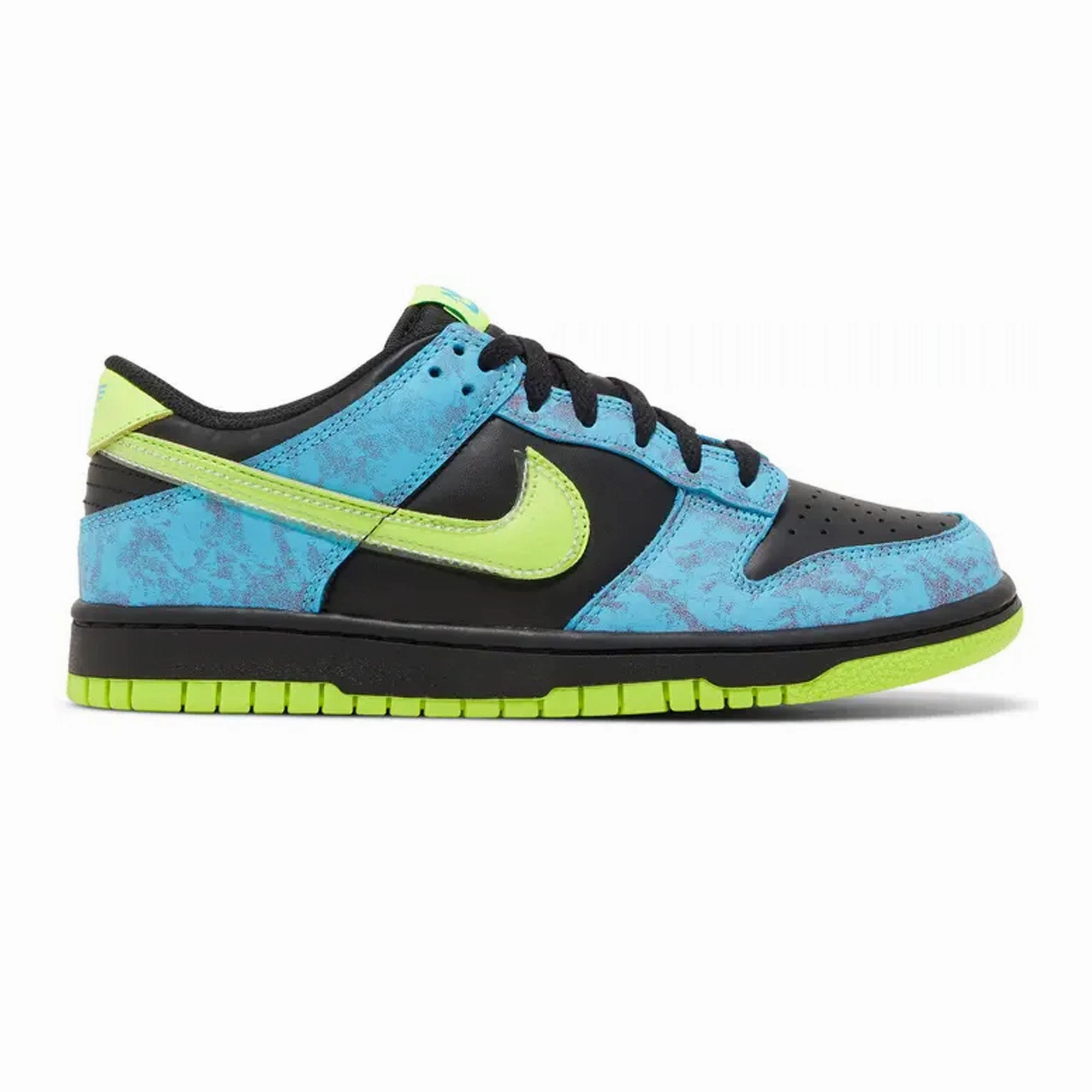 Nike Dunk Low SE 'Acid Wash Baltic Blue Volt' GS (2023) Square Toe Design Performance Fit
