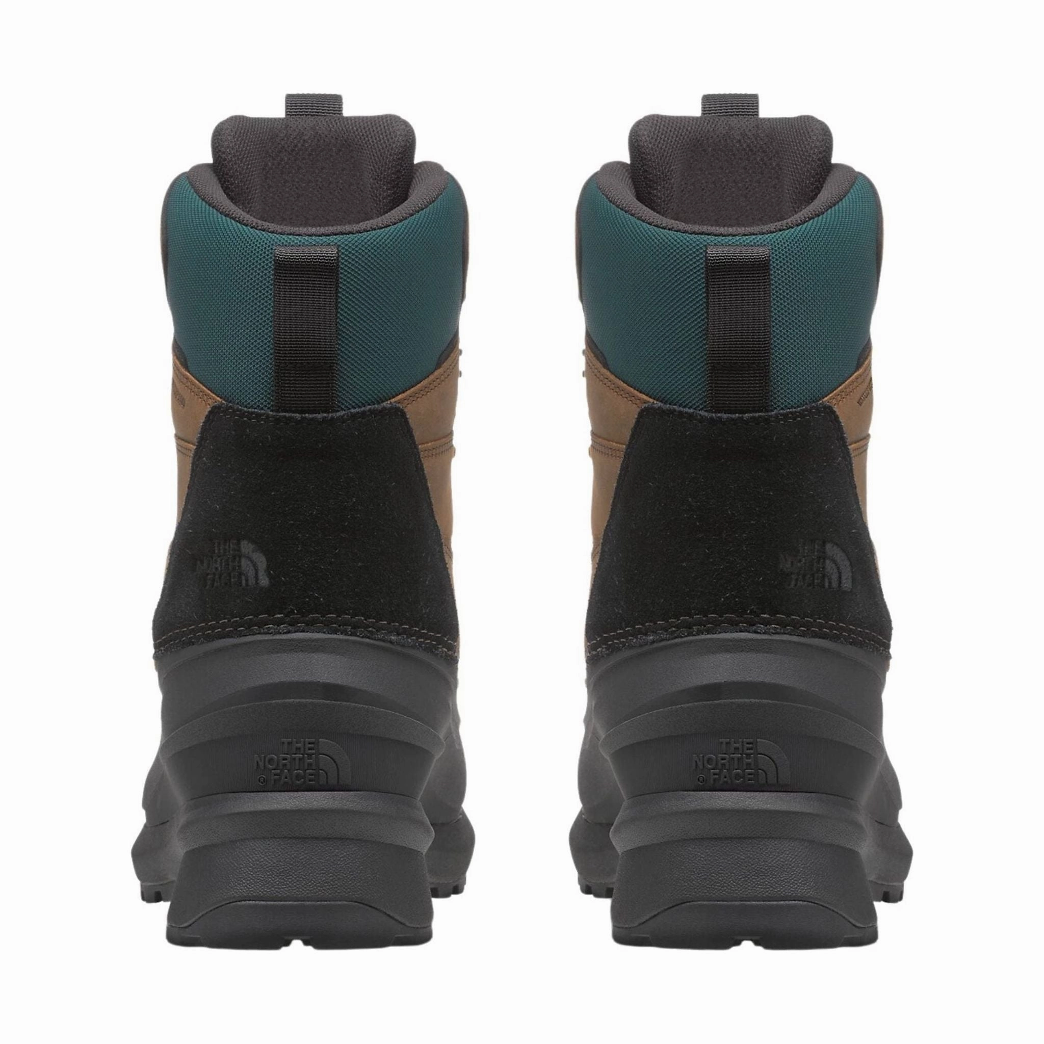 Slip-Resistant Sole Comfort Lining All Day Wear The North Face Men's Chilkat V 400 Waterproof Winter Boots - Toasted Brown/Black