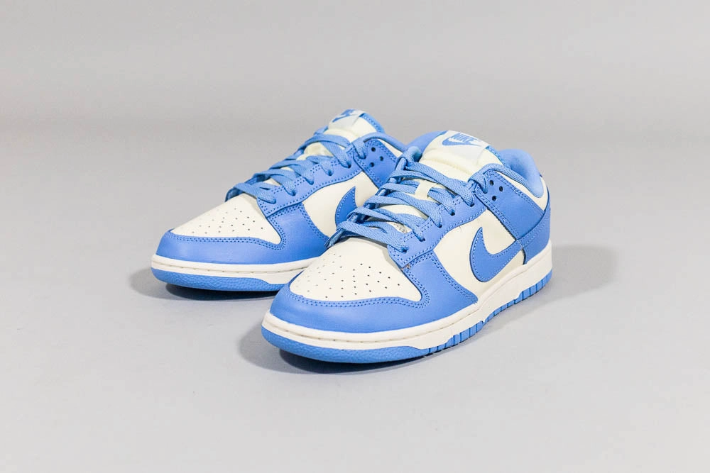 Natural Fit Wide Step Nike Dunk Low 'Coconut Milk and University Blue'