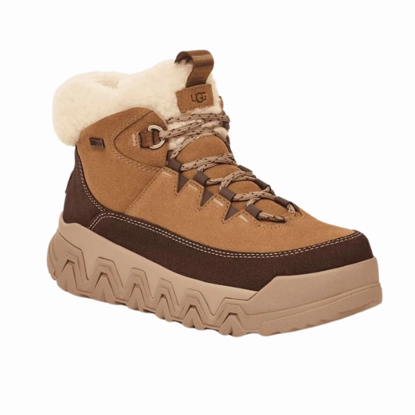 UGG Women's Terretrail Cozy Lace Chestnut Eco Friendly Stable Support Cold Weather Commuter