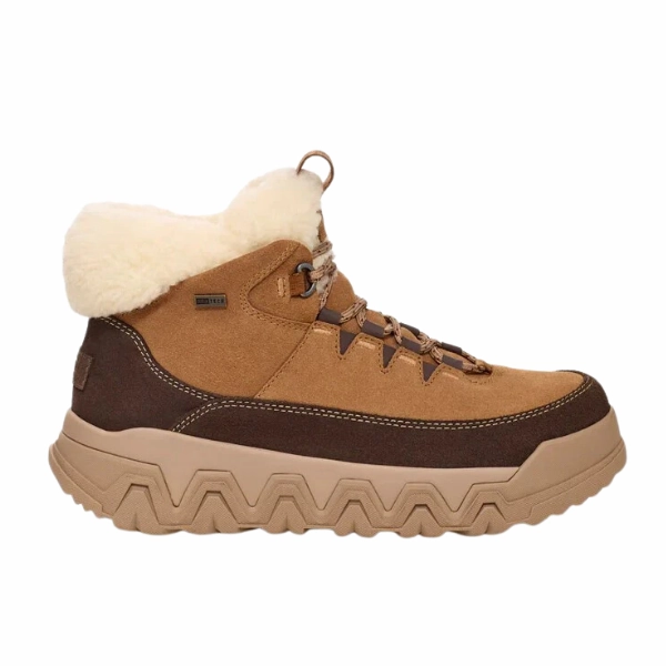 UGG Women's Terretrail Cozy Lace Chestnut Resistant Layer Textile Lining