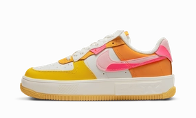 AIR FORCE 1 FONTANKA MNS WMNS "Summit White/Solar Flare/Medium Soft Pink/Hyper Pink" Sand Stroll