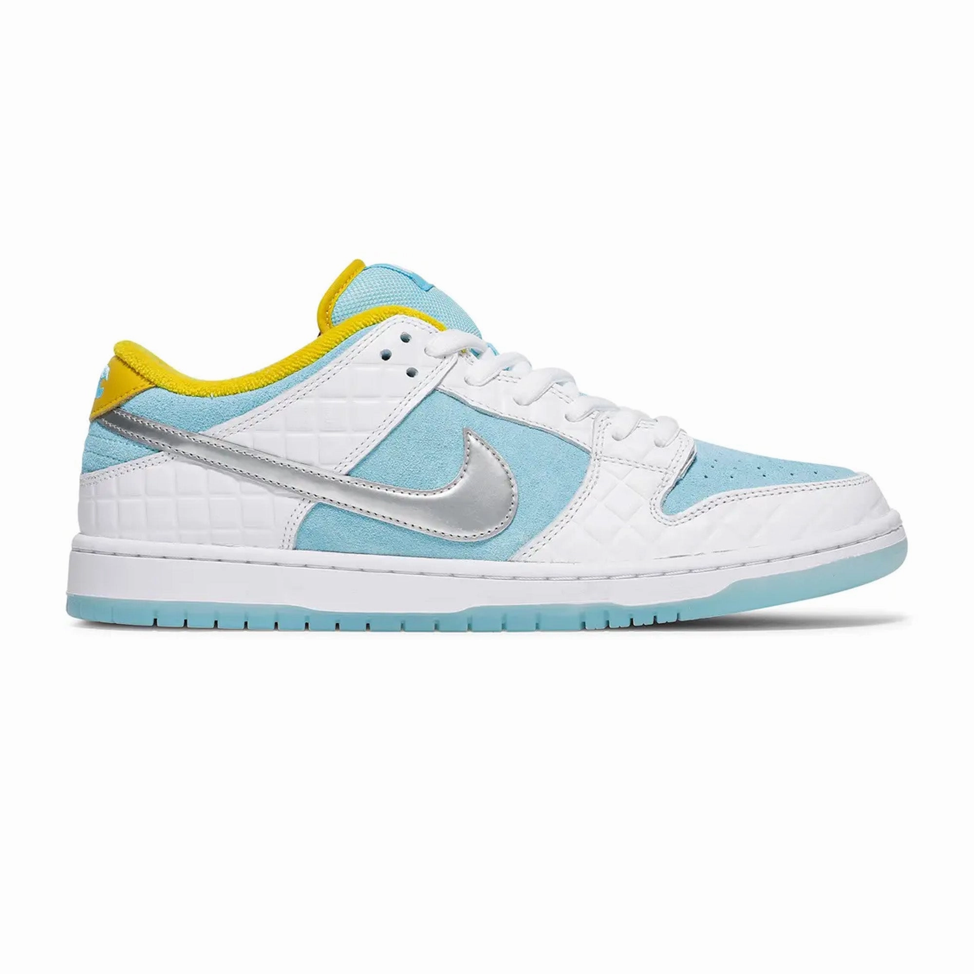 Nike SB Dunk Low Pro x FTC 'Lagoon Pulse' (Regular Box) hook and loop closure Quick Fit