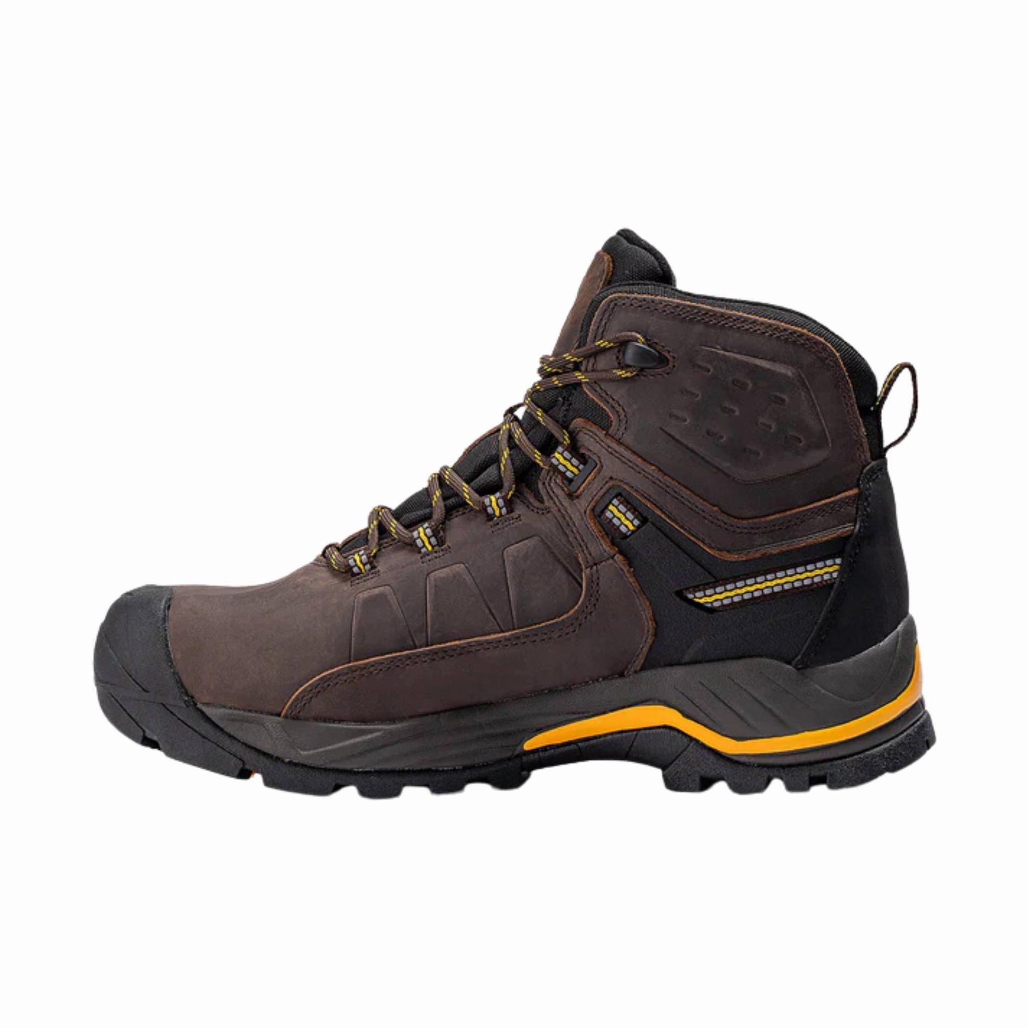Chinook Men's Appalachia 6 Inch Waterproof Leather Hiking Work Boots - Brown High Lift