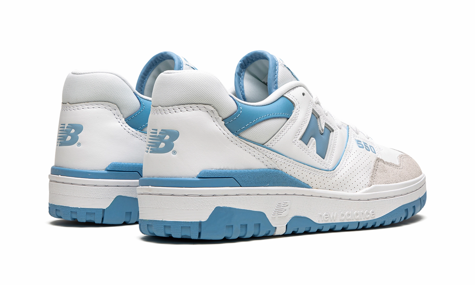 550 "White / Baby Blue" mesh - upper - material shoes mountain - specific shoes