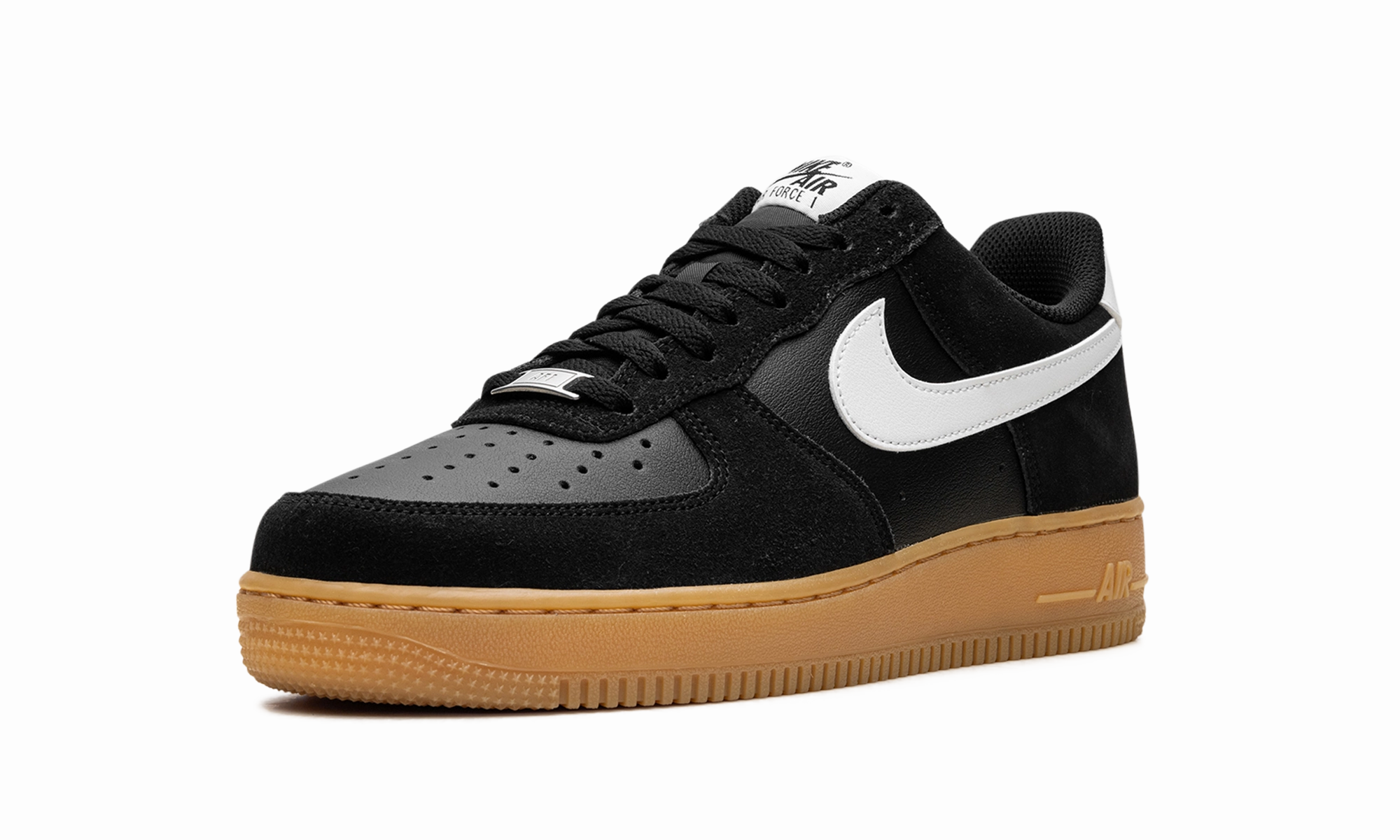 Flexible Arch Slip On Design Air Force 1 '07 LV8 "Black Suede"