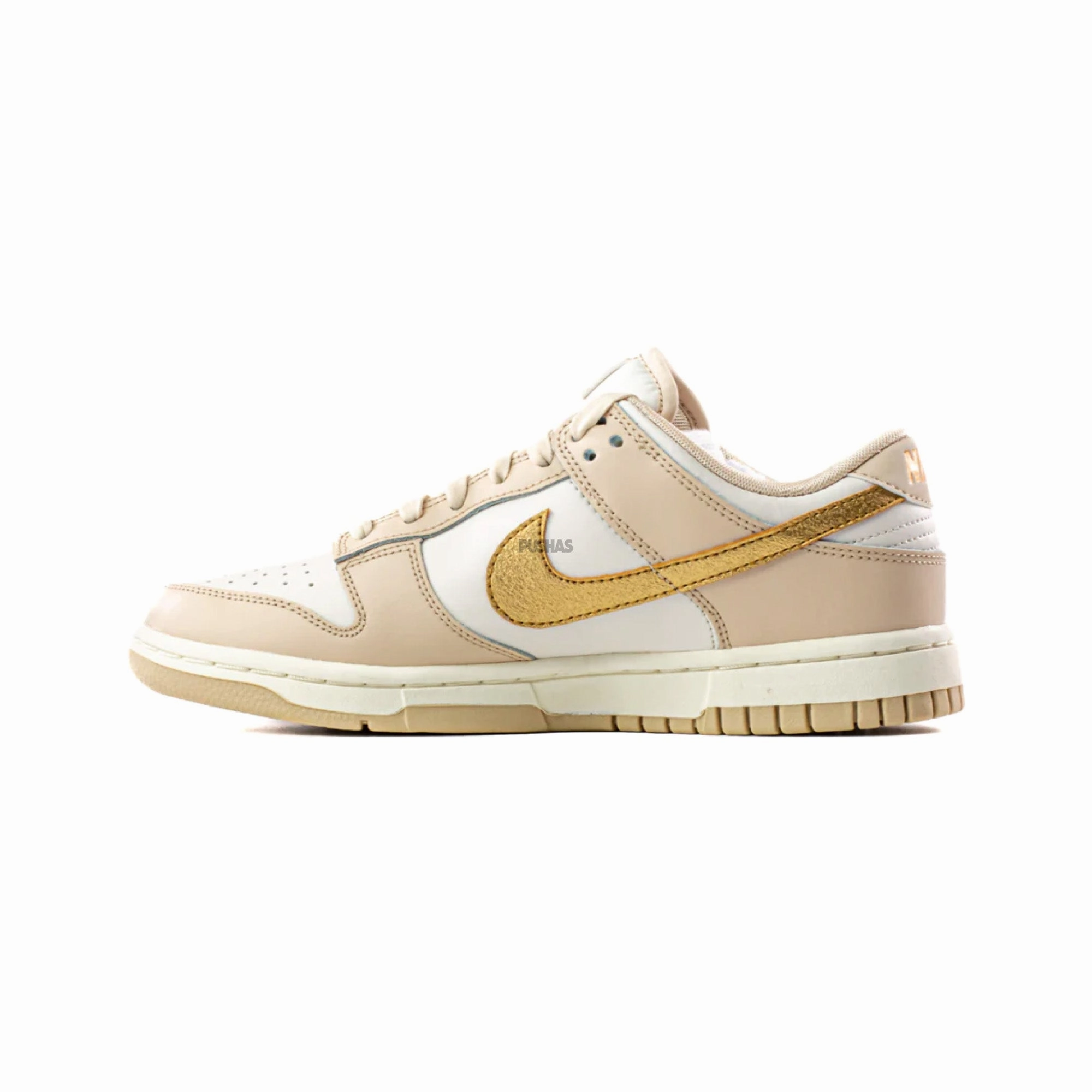 Dunk Low 'Phantom Metallic Gold / Gold Swoosh' W (2022) Weekend Vibes