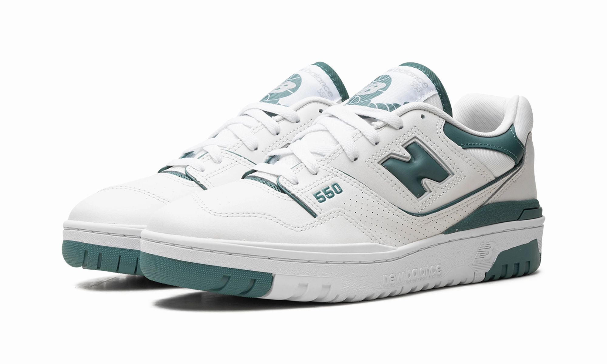 550 WMNS "Reflection / New Spruce" pirate - themed running gear heel - support shoes