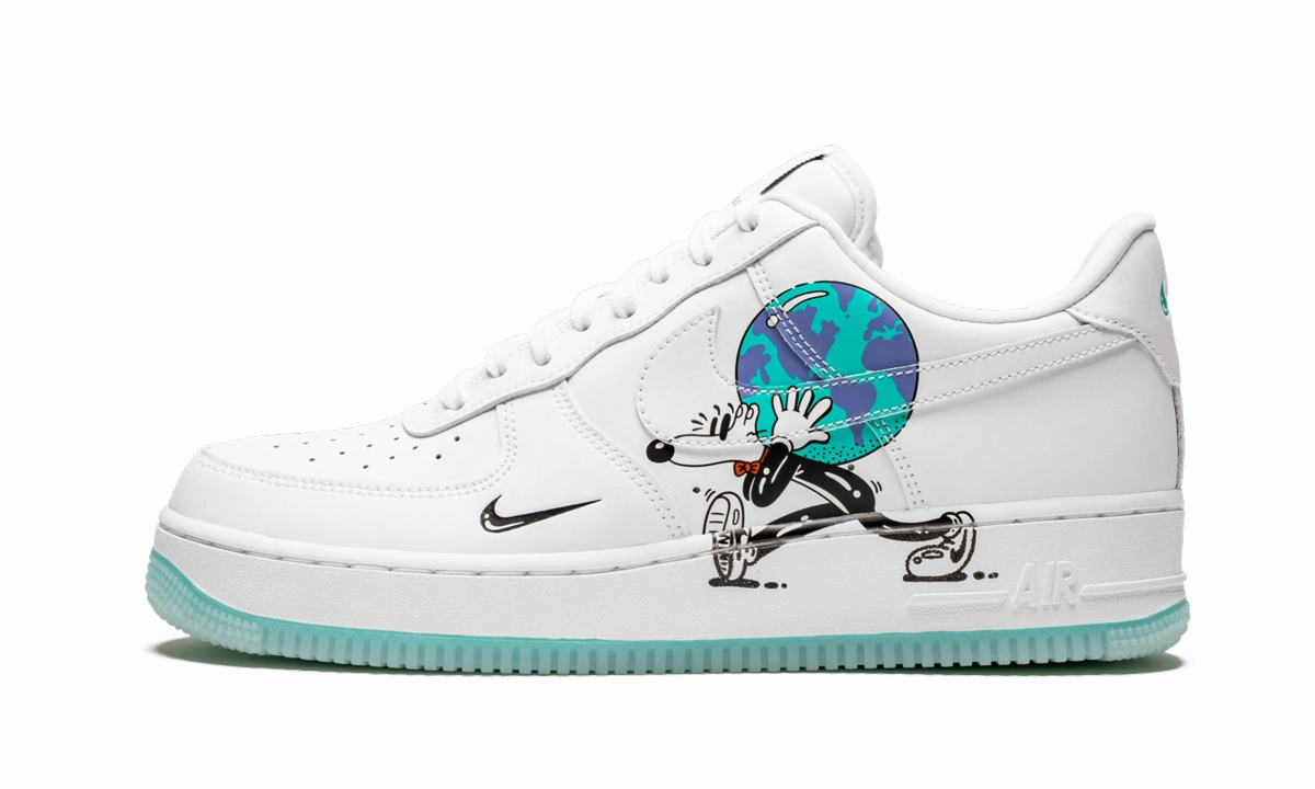 Air Force 1 Flyleather QS "Earth Day" Foot Vent Platform Sole