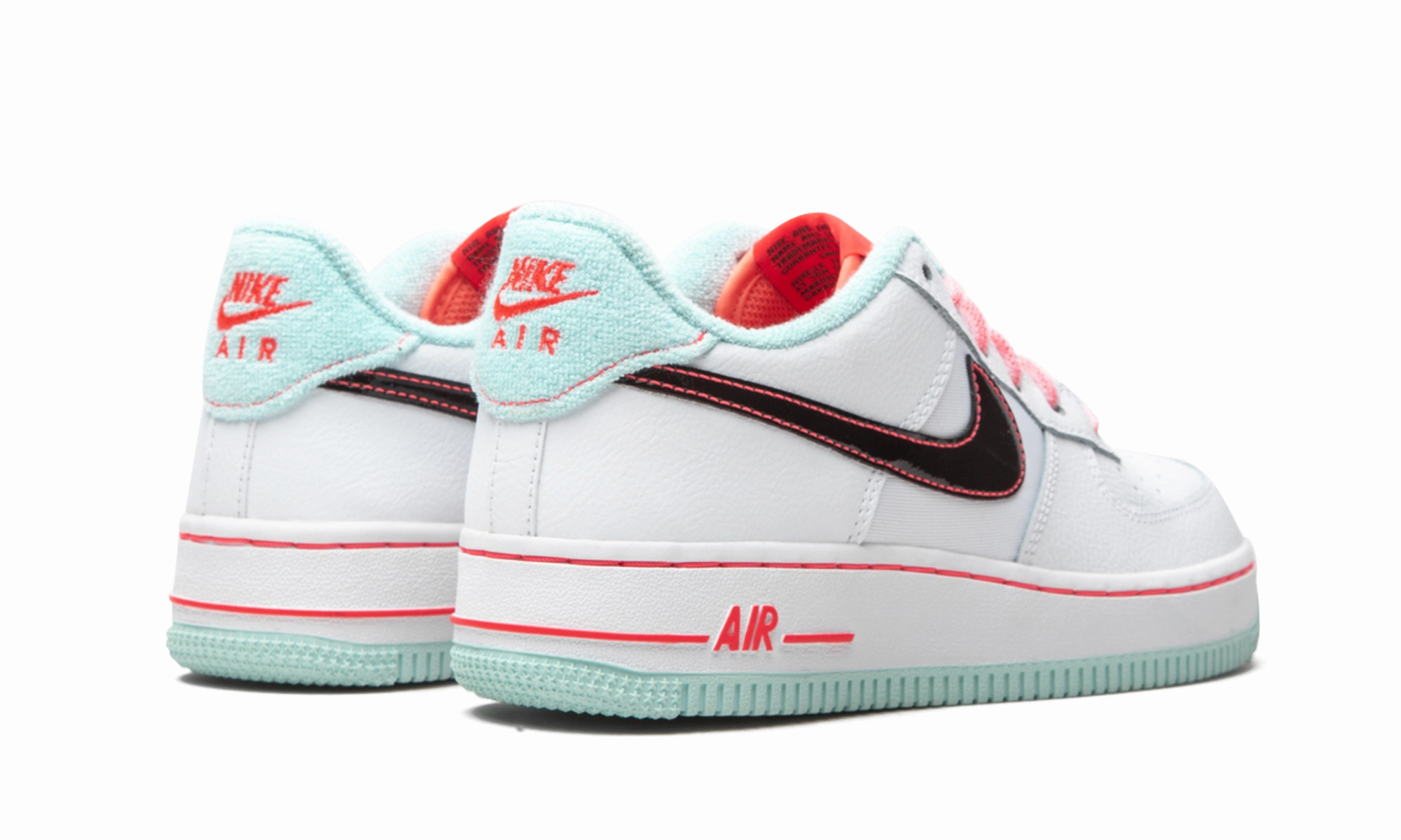 Air Force 1 '07 LV8 GS "White / Atomic Pink" Travel Ready Swing Step