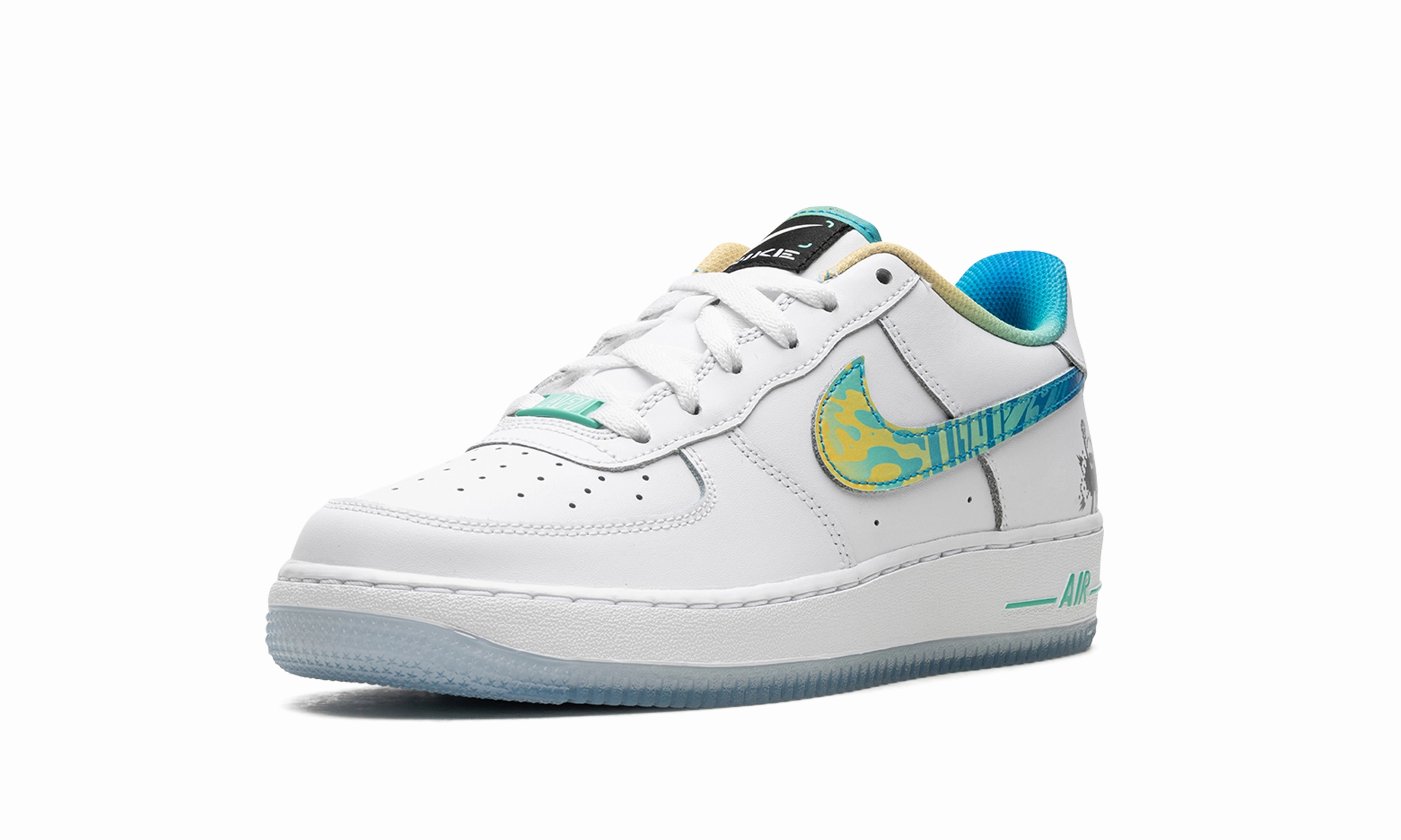 Quick Dry Textiles Ultra Ease Nike Air Force 1 Low GS "Unlock Your Space"