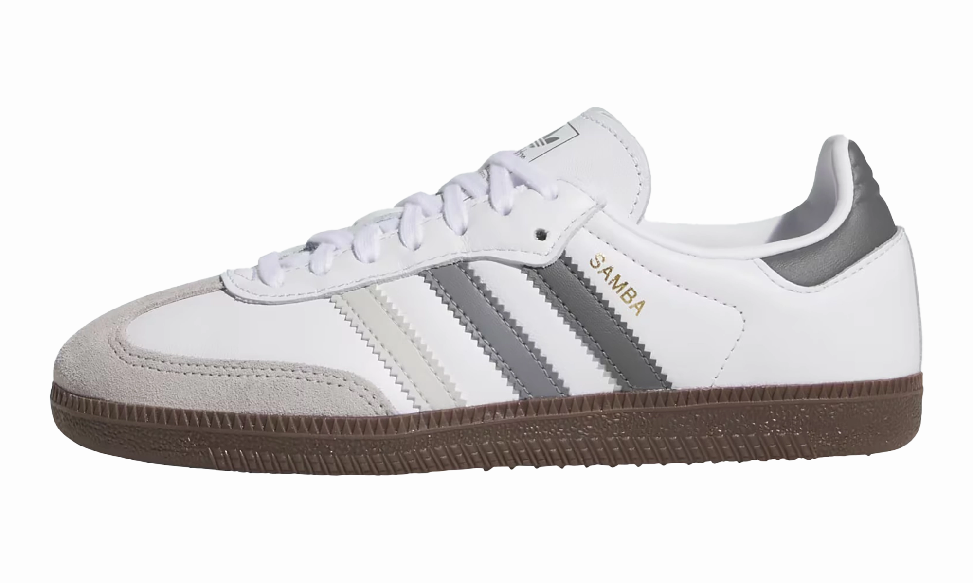 On demand Quick Slip Samba OG GS "White Grey"