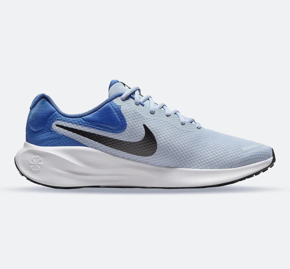 Men's Wide Fit Nike FB8501-402 Revolution 7 Running Trainers Supportive structure