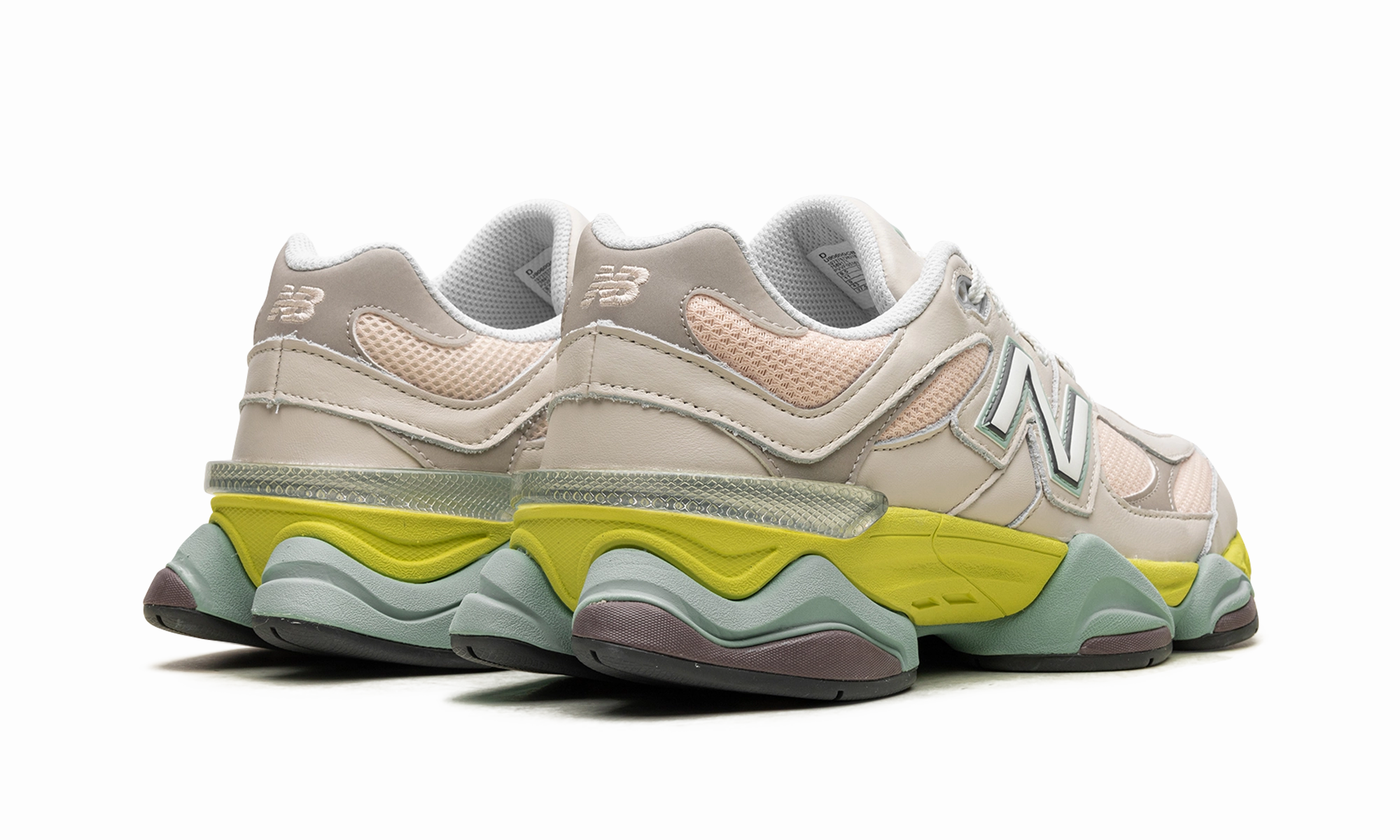 sporty - style shoes nubuck shoes 9060 "Moonbeam"