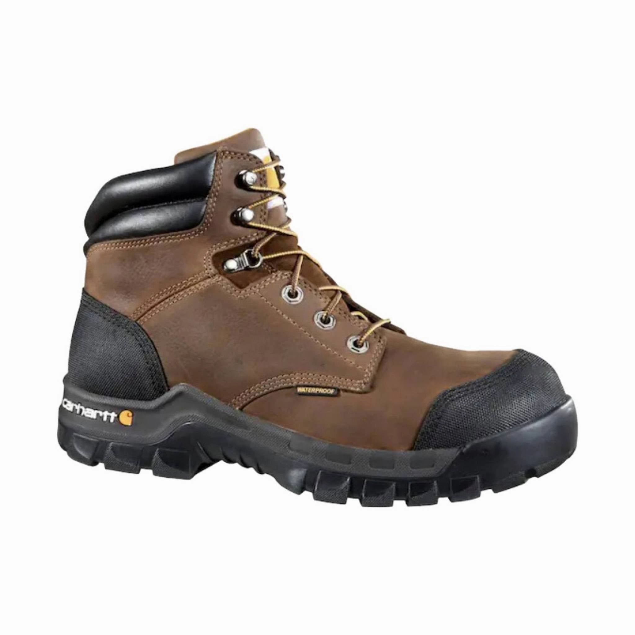 Carhartt Men's 6-Inch Rugged Flex Waterproof Composite-Toe Boot - Brown Multi Use