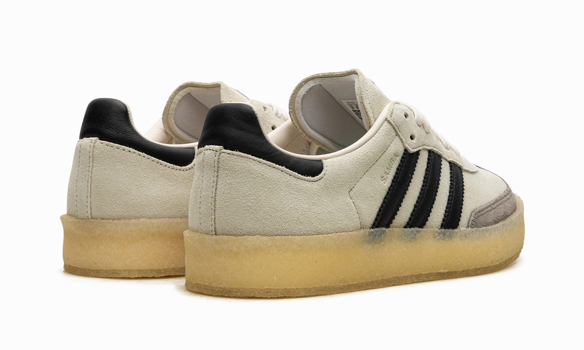 8th Street Samba "Clarks - Kith - White / Black" College Style