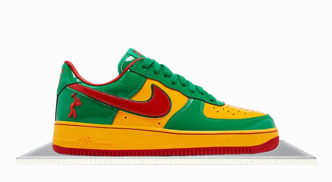 Air Force 1 x Lil Yachty Concrete Boys Lucky Green Sporty Look Porous Structure