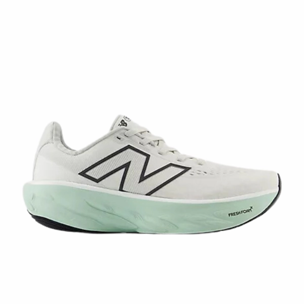 New Balance Women's Fresh Foam X 1080v14 Wide White/Green Perforated Tongue Construction