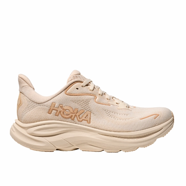 Hoka Women's Clifton 10 Wide Vanilla single - purpose shoes