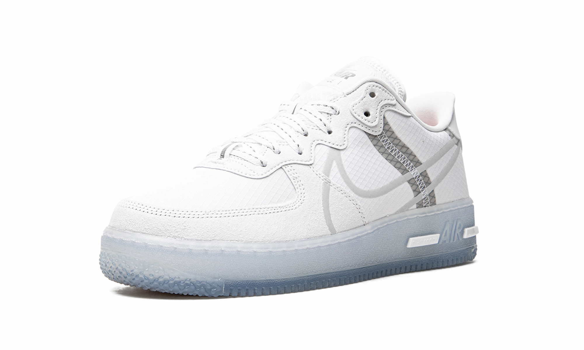 Air Force 1 React "White Ice" Morning Walk Anti Odor