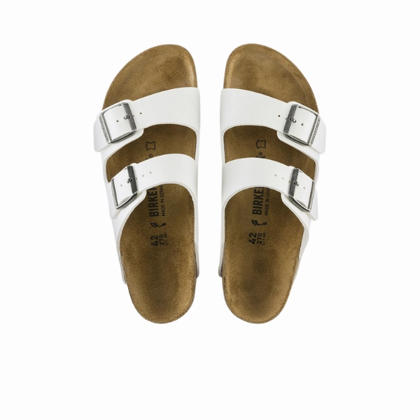 Birkenstock Women's Arizona Birko-Flor White Street Ready
