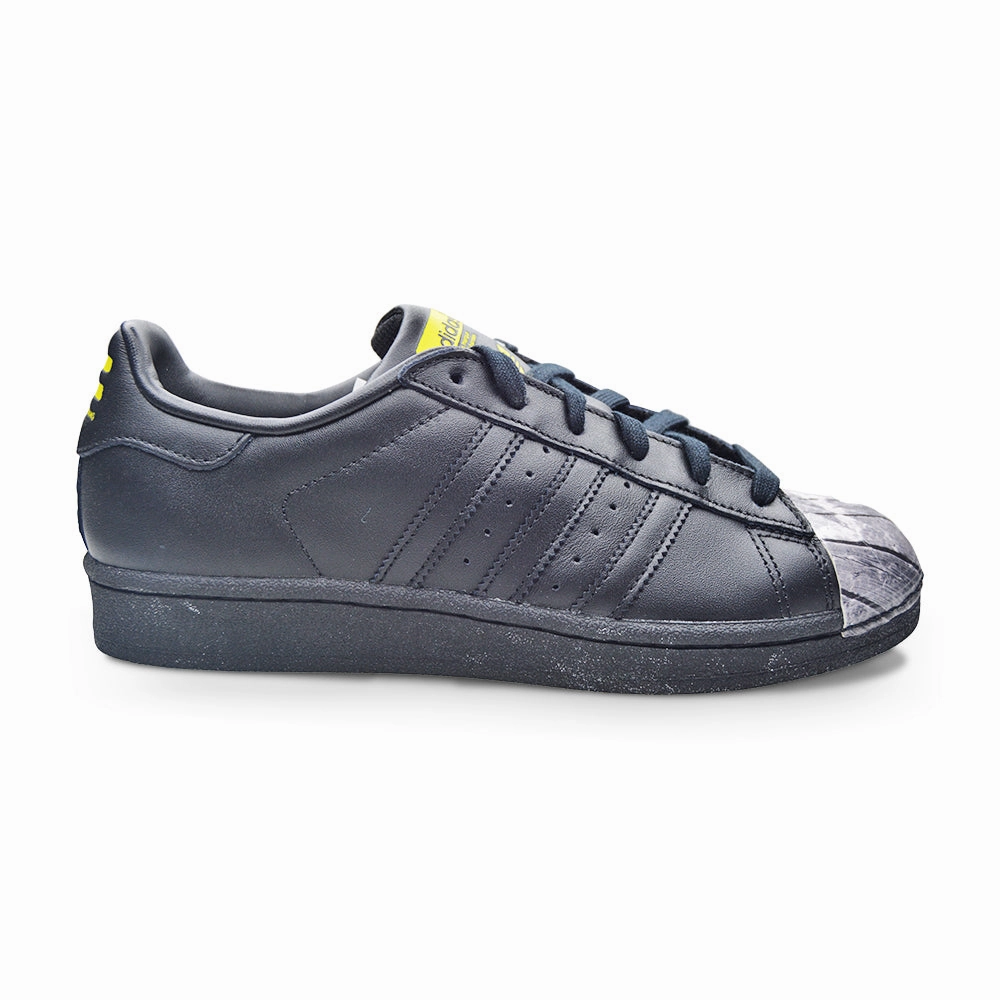 Shell Walk Compact Build Adidas Superstar Pharrell Supersh - S83360 - Black Yellow Trainers