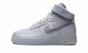 Air Force 1 High "Grey Volt" Shell Walk Fashionable color scheme